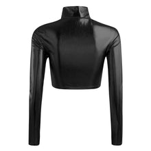 Load image into Gallery viewer, Holographic Turtleneck Top