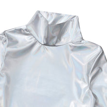 Load image into Gallery viewer, Holographic Turtleneck Top