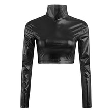 Load image into Gallery viewer, Holographic Turtleneck Top