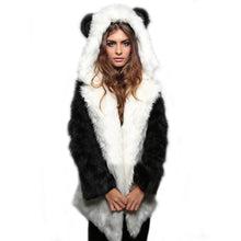 Load image into Gallery viewer, "Cute Ears" Faux Fur Hoodie