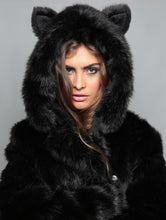 Load image into Gallery viewer, "Cute Ears" Faux Fur Hoodie