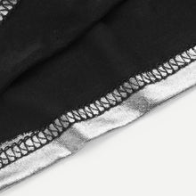 Load image into Gallery viewer, "Roll Cut" Shiny Silver Tee
