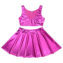 Load image into Gallery viewer, "Metallic Dolly" Tank & Skirt Set