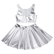 Load image into Gallery viewer, "Metallic Dolly" Tank & Skirt Set