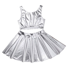 Load image into Gallery viewer, "Metallic Dolly" Tank & Skirt Set