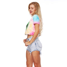 Load image into Gallery viewer, "Alien BB" Tie Dye Crop