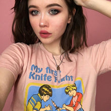 Load image into Gallery viewer, "Knifeplay" Retro Tee