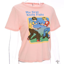 Load image into Gallery viewer, "Knifeplay" Retro Tee