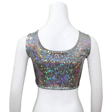 Load image into Gallery viewer, "Holographic Lace" Crop Top