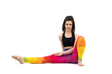 Load image into Gallery viewer, Colorful Rainbow Triangle Leggings
