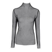 Load image into Gallery viewer, "Seductress" Fishnet Turtleneck
