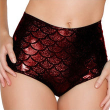 Load image into Gallery viewer, Shiny Mermaid Shorts