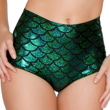 Load image into Gallery viewer, Shiny Mermaid Shorts