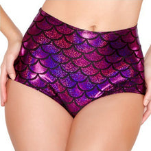 Load image into Gallery viewer, Shiny Mermaid Shorts