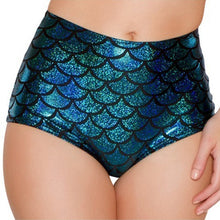 Load image into Gallery viewer, Shiny Mermaid Shorts