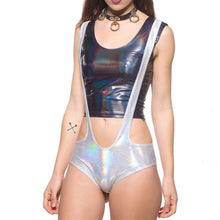 Load image into Gallery viewer, &quot;Test me&quot; Holographic Suspenders