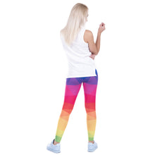 Load image into Gallery viewer, Colorful Rainbow Triangle Leggings