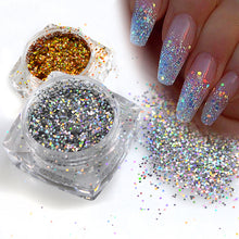 Load image into Gallery viewer, Hexagon Nail Glitter