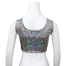 Load image into Gallery viewer, &quot;Holographic Lace&quot; Crop Top