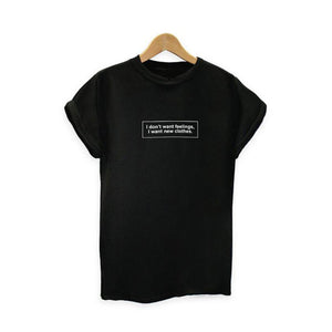 "Feelings Over Clothes" T-Shirt