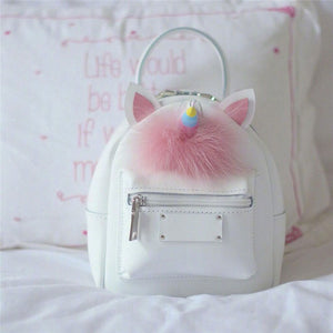 Unicorn Fur Mini Backpack