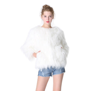 "Chilly Missy" Faux Fur Coat