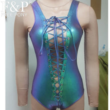 Load image into Gallery viewer, &quot;Holo Missy&quot; Lace-Up Bodysuit
