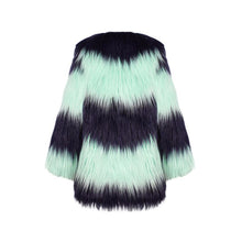 Load image into Gallery viewer, &quot;Wow&quot; Fluffy Striped Coat