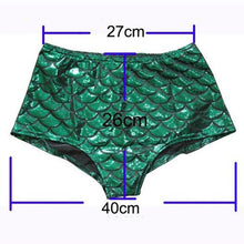Load image into Gallery viewer, Shiny Mermaid Shorts